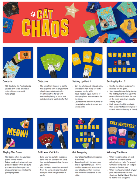 Cat Chaos Card Game