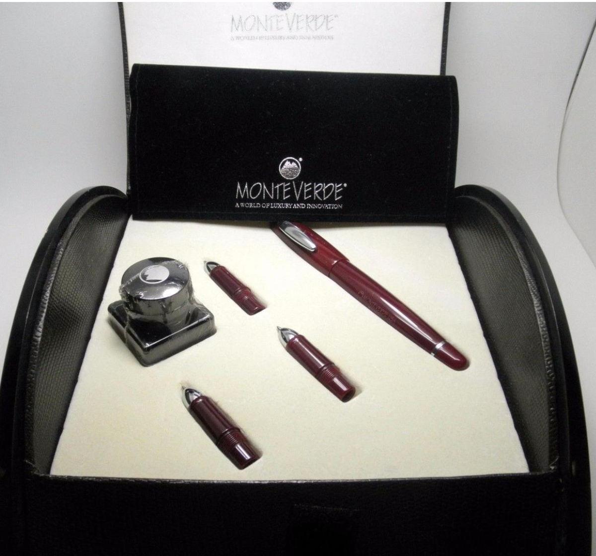 MONTEVERDE MEGA INK BALL BURGUNDY – RSVPNotes.com