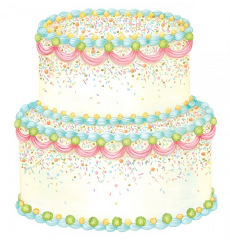 Die-cut Birthday Cake Placemat