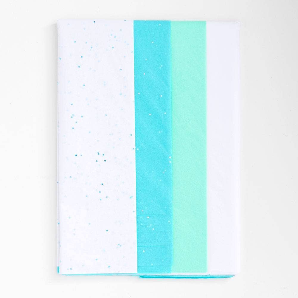 Blue Sparkle Tissue Paper Set