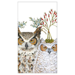Holiday Hoot Guest Towel
