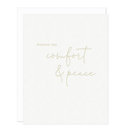 Comfort and Peace Card