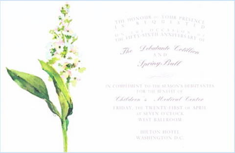 Stock of White Boxed Invitations
