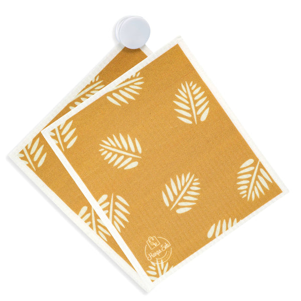 6 Pack - Don't Leaf Me Swedish Dishcloth Set