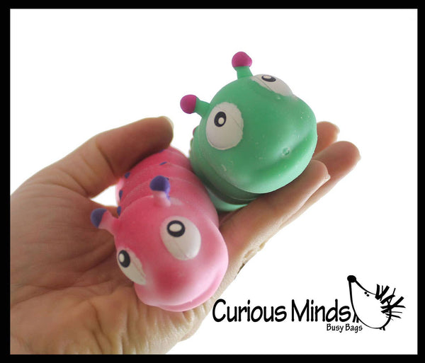 Sand Filled Stretchy Caterpillar Moldable Sensory, Stress