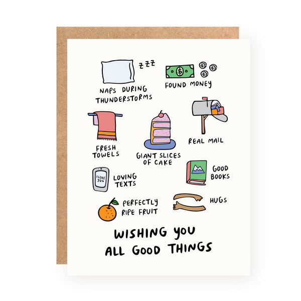 Wishing You All Good Things Birthday Card