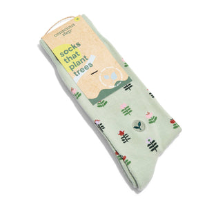 Socks that Plant Trees (Green Tulips): Small