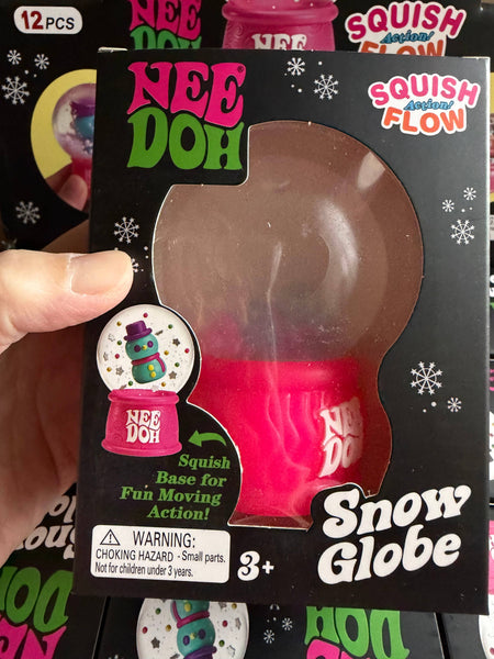 Christmas Light up Snow globe Squishy Nee Doh