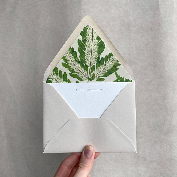 Silver Fern Letterpress Stationery Pack