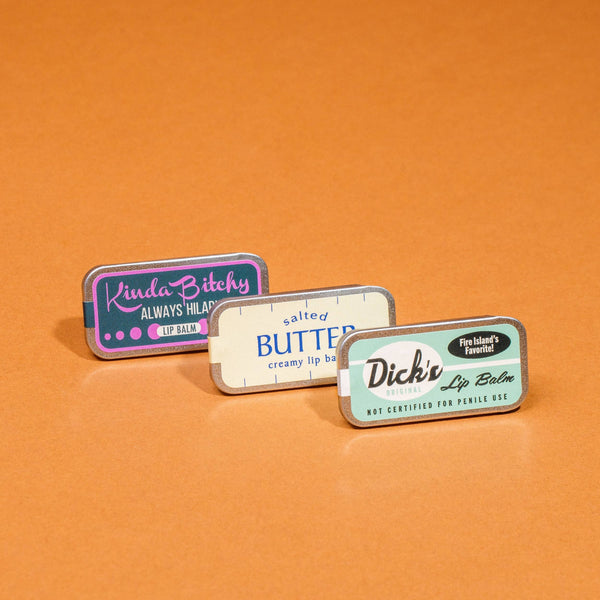 Salted Butter Creamy Lip Balm | Funny Old School Tin