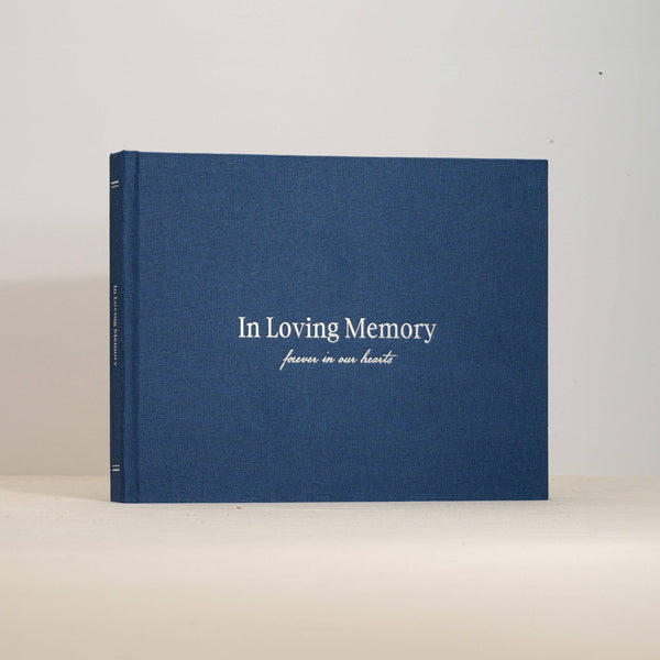 Funeral Guest Book for Memorial Service, in Loving Memory: Navy