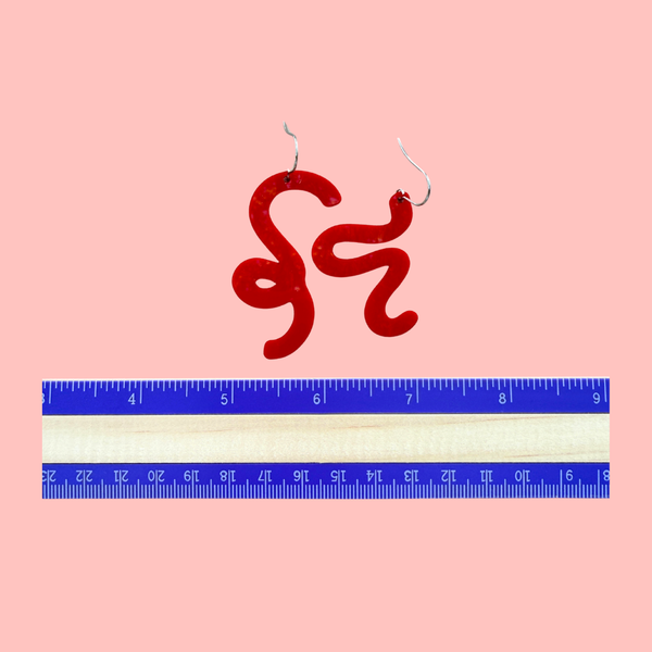 Mismatched Abstract Shape Modern Funky Earrings