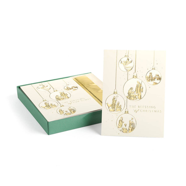 Nativity Ornaments Boxed Holiday Cards