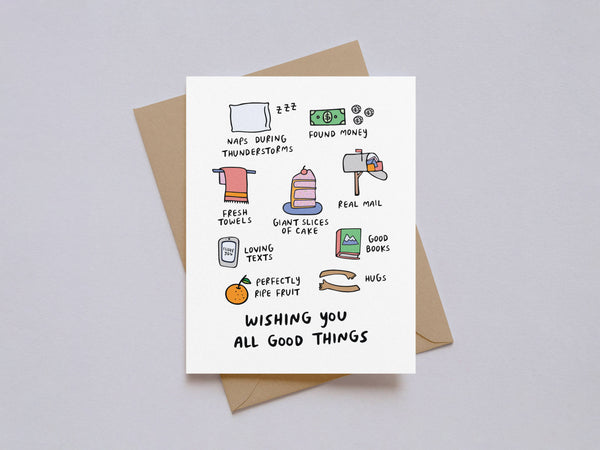 Wishing You All Good Things Birthday Card