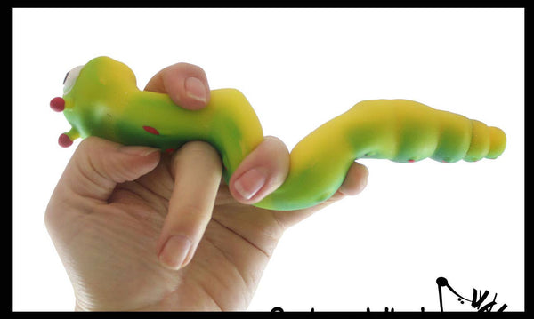 Sand Filled Stretchy Caterpillar Moldable Sensory, Stress