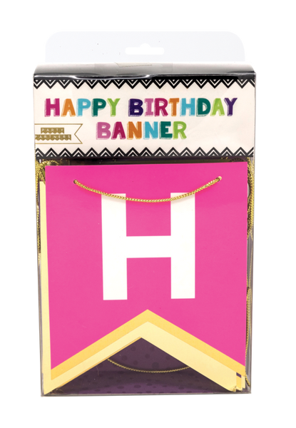 Bold and Bright Birthday Banner