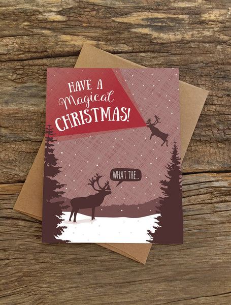 What the Reindeer Christmas Card - Box of 8