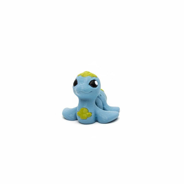 Lochness Monster with Scales • Mini 3D Printed Articulated Animal • Flexi Animals • Pocket Pets • Pocket Pals • Desk Pets*
