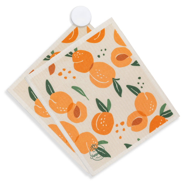 6 Pack - Peachy Queen Swedish Dishcloth Set