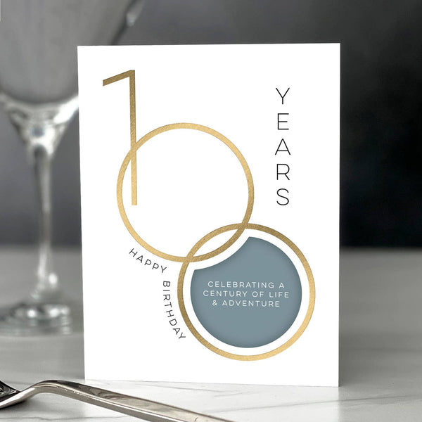 Century Celebration – 100 Year Birthday Card