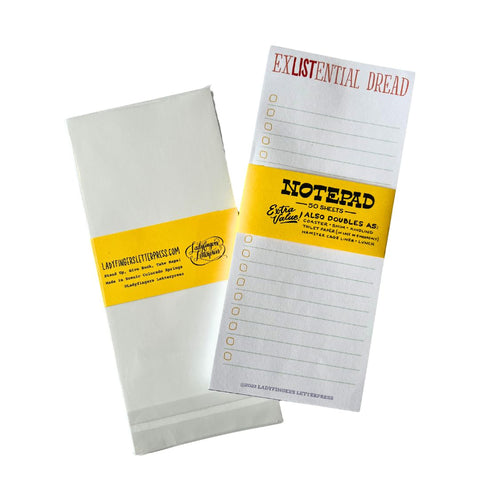 ExLISTential Dread Notepad