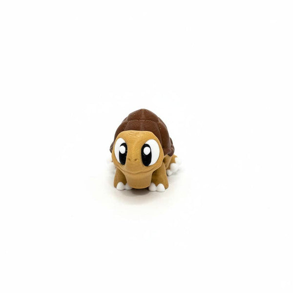 Tortouise • Turtle • Mini 3D Printed Articulated Animal • Flexi Animals • Pocket Pets • Pocket Pals • Desk Pets