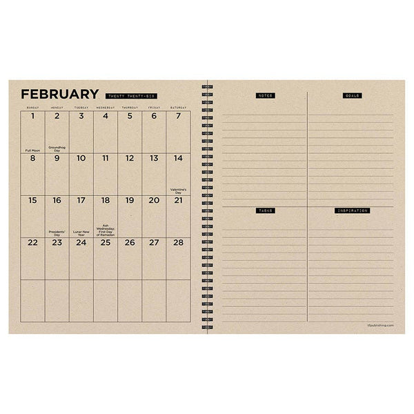 2026 Tree Rings Large Weekly Monthly Planner