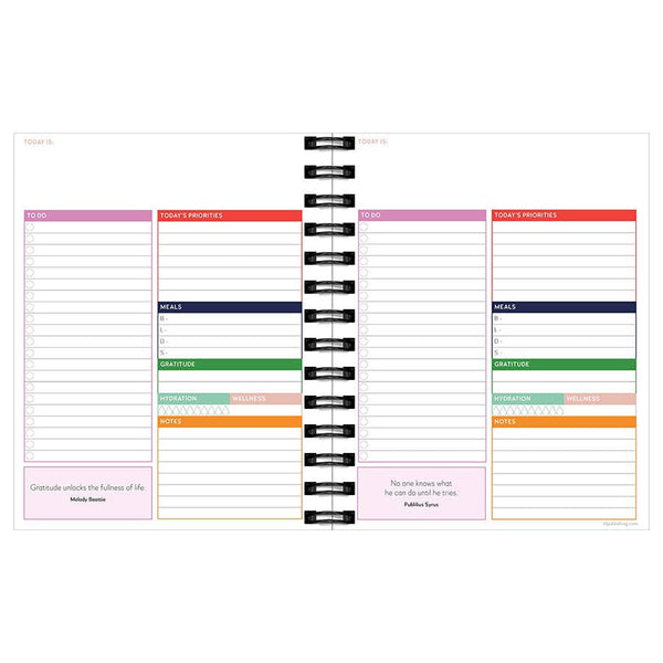 Daily Monthly Best Life Luxe Undated Planner