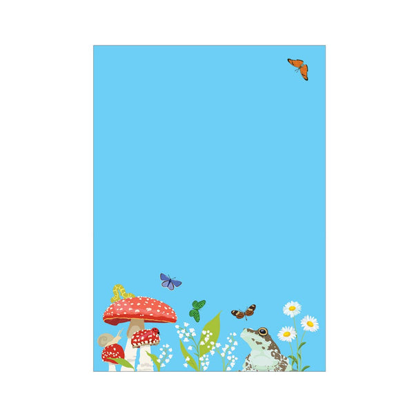 Toad and Toadstools 4.75x6.5" Notepad
