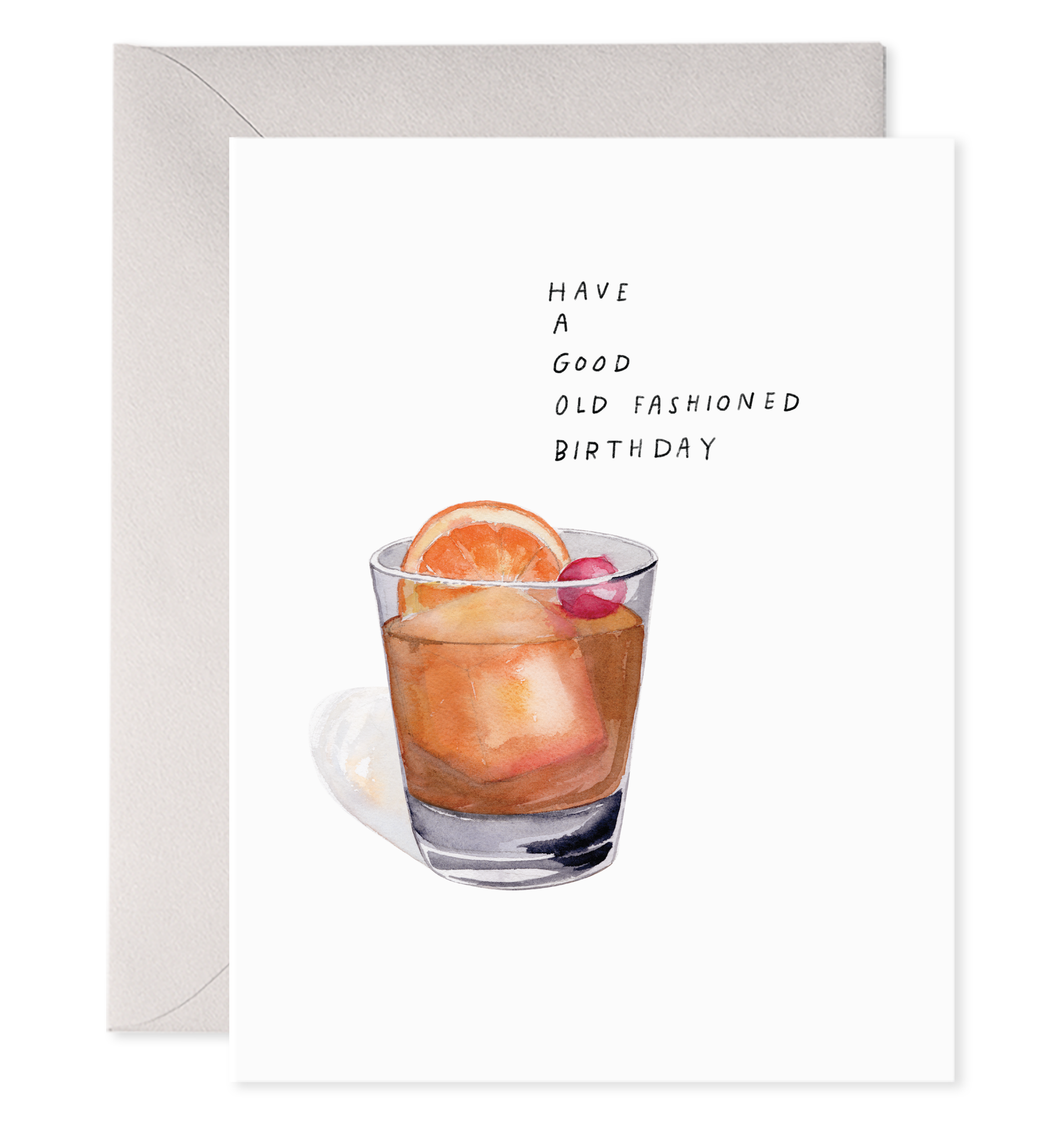 Old Fashioned | Birthday Greeting Card