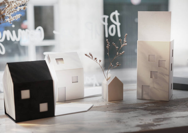 Gift Black Notepad shaped as a house