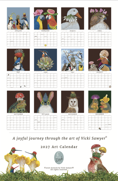Vicki Sawyer 2027 Art Calendar