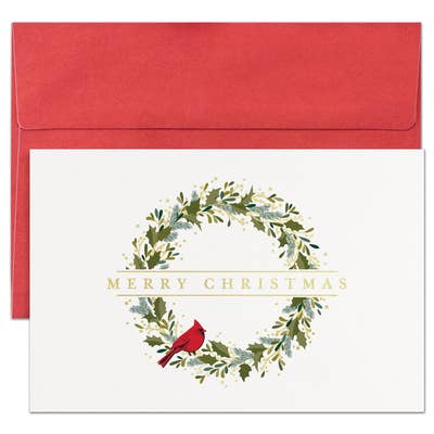 Christmas Cardinal Boxed Holiday Cards