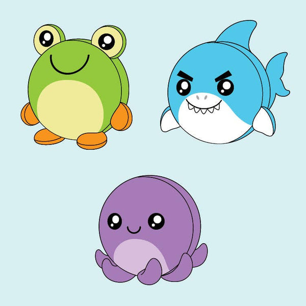 Smoosh Pets Soft Squishy Plush Ball Assortment