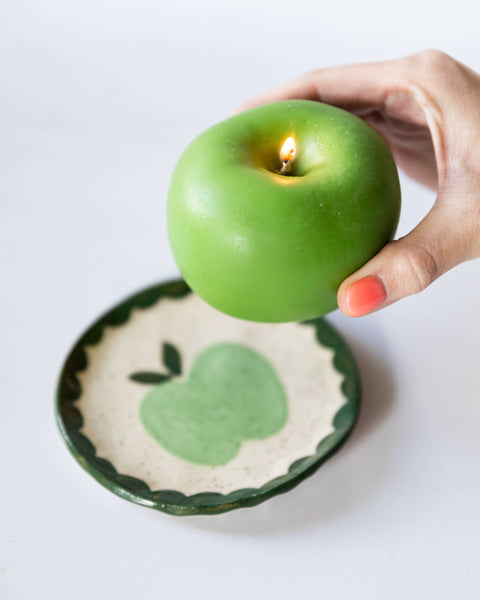 Green Apple Candles from the Garden Collection : Green