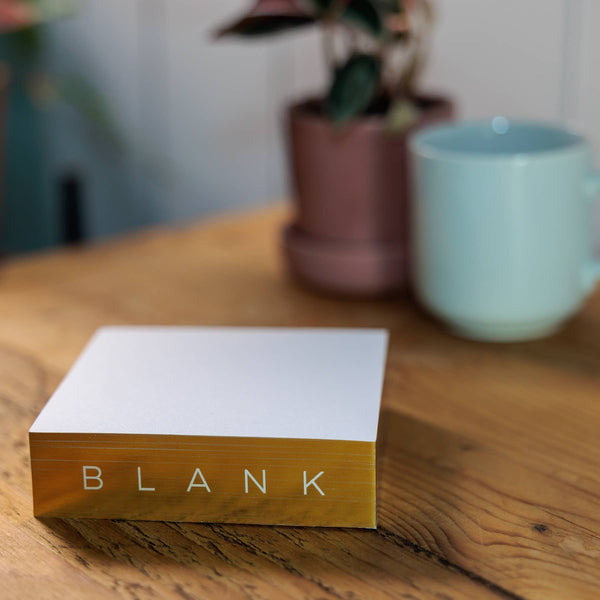 Gold Gilded Edge Notepads - Heavyweight Premium Notepad