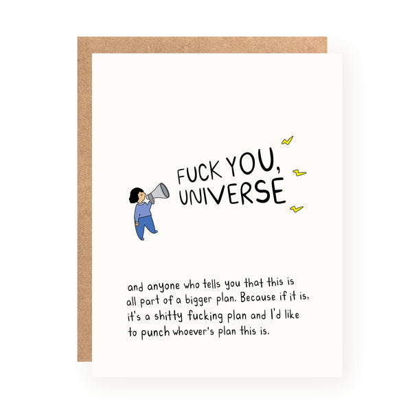 FU Universe Sympathy Card