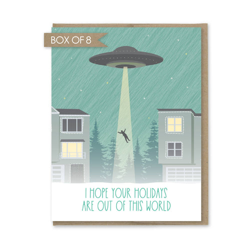 UFO Holiday Card - Box of 8