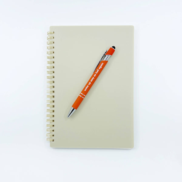 Woke up sexy as hell again Pen - ballpoint, popular, funny