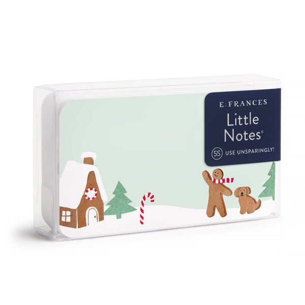 Gingerbread Village Little Notes® – Notecards, Set of 55