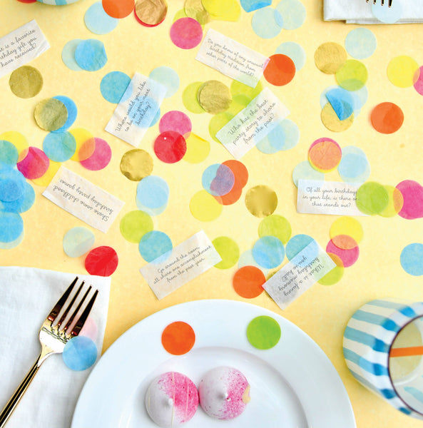 Confetti Talk Conversation Game - Birthday