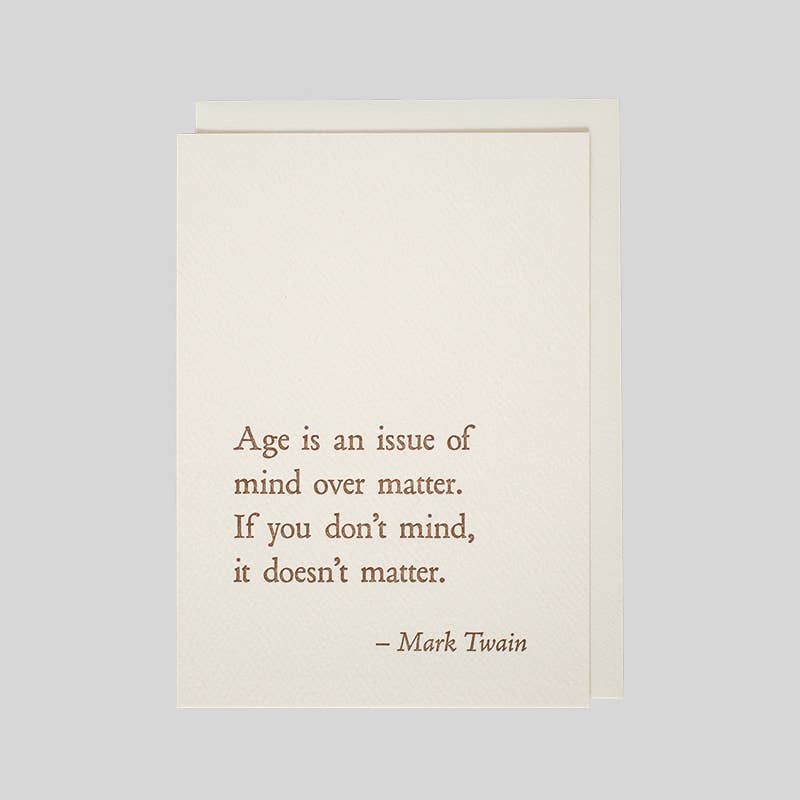 Mark Twain - Age QuoteNote