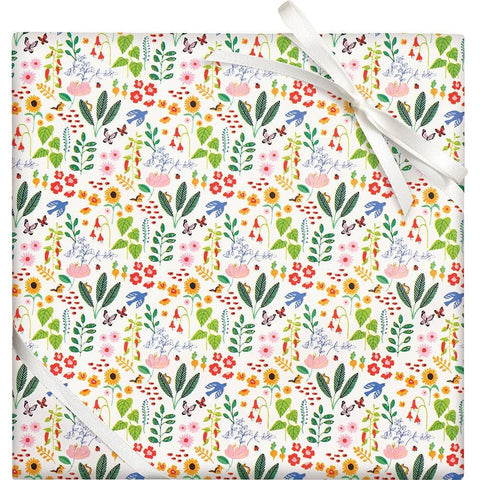 Floral Forest Stone Wrapping Paper