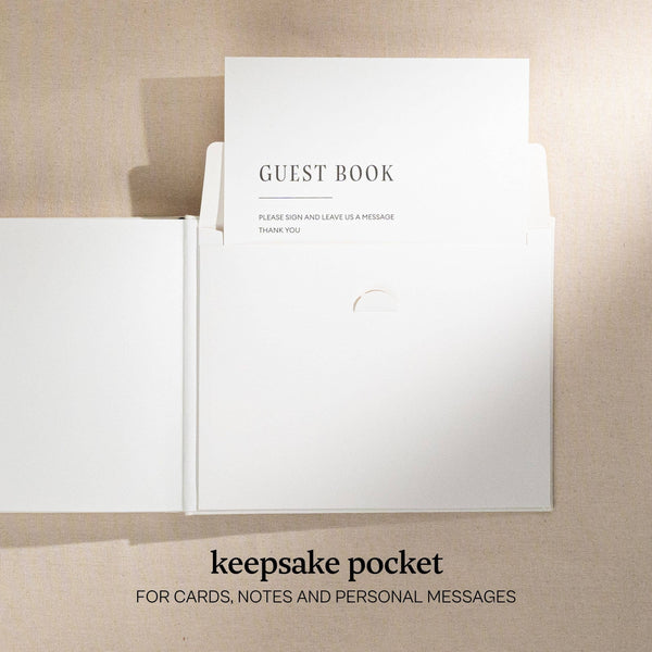 Wedding Guestbook - Blank Sign in Book for special occasions: Oat