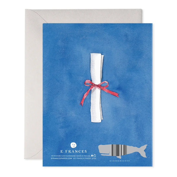 Blue Congrats Grad | Graduation Greeting Card