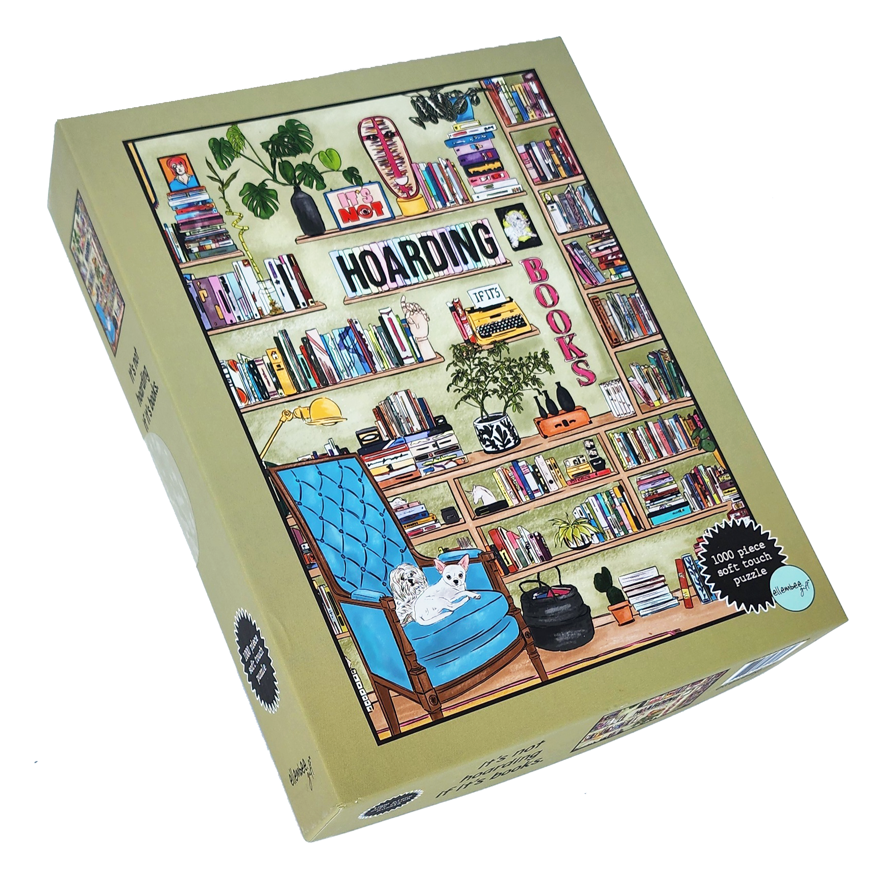 It's not hoarding books -1000 piece soft touch Jigsaw Puzzle