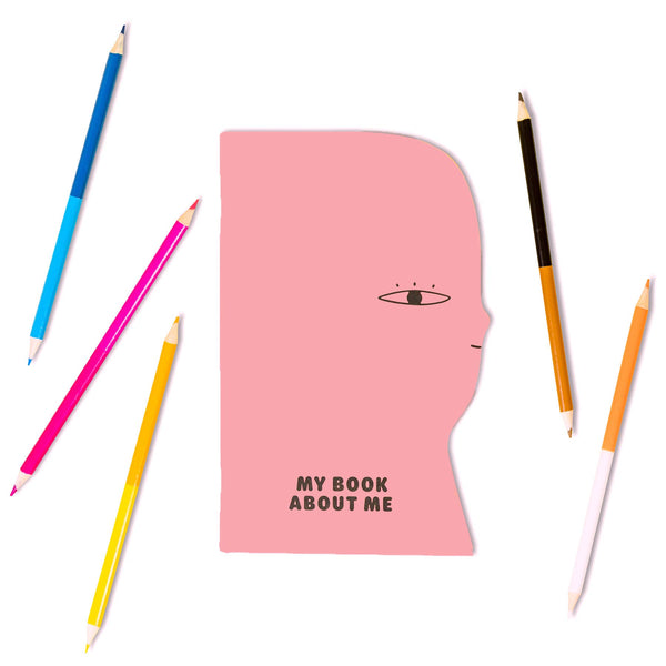 NEW COLORS!!! My Book About Me Coloring Journal: Kraft