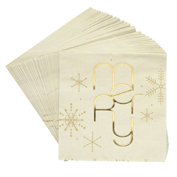 Merry Snowflakes Napkin