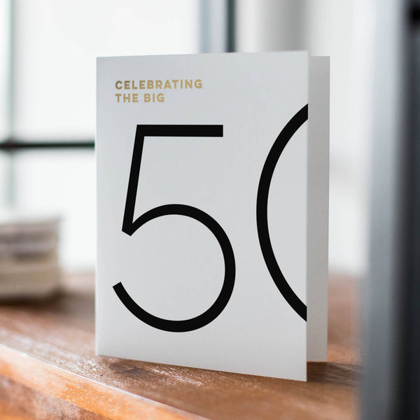The Big 50 – Age and Milestone Birthday Card