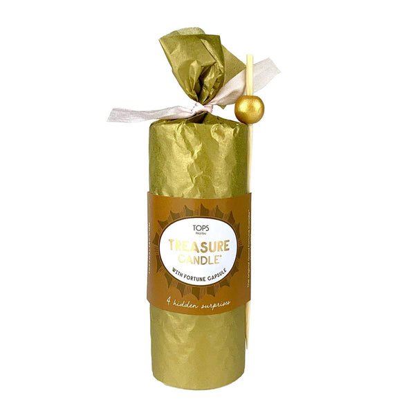 Beeswax 4" Treasure Candle® - Gold